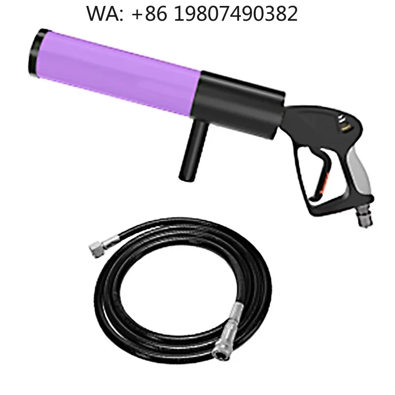 7 Colors Variable Handheld LED CO2 Jet  DMX512 Controlled Air Column Blaster for DJ Wedding Nightclub Stage Special FX