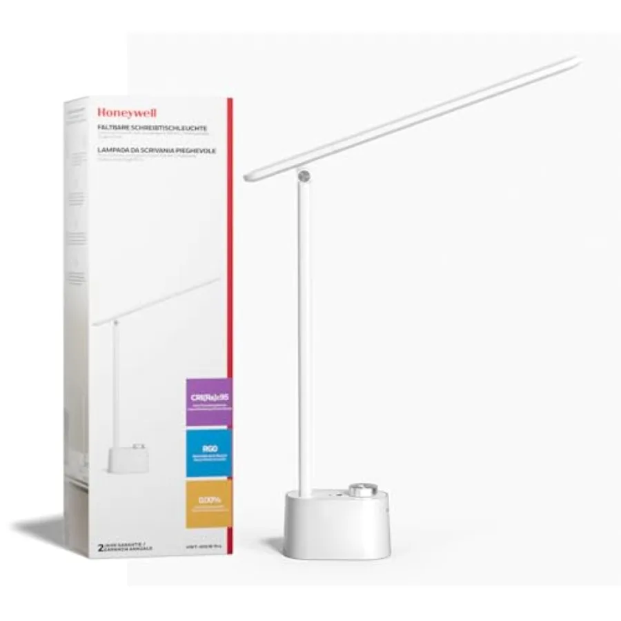 

Upgraded LED Desk Lamp - H0 Pro Sunturalux™ Foldable Desk Light with USB A+C Charging Port, 3 Color Modes Dimmable Table Lamp f