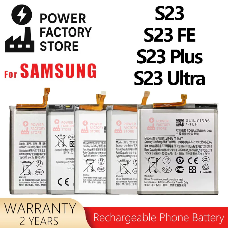 

Новый аккумулятор для телефонов EB-BS918ABY EB-BS916ABY EB-BS911ABY EB-BS912ABY EB-BS711ABY для Samsung S23/S23 Plus/S23 Ultra 5G/S23 FE