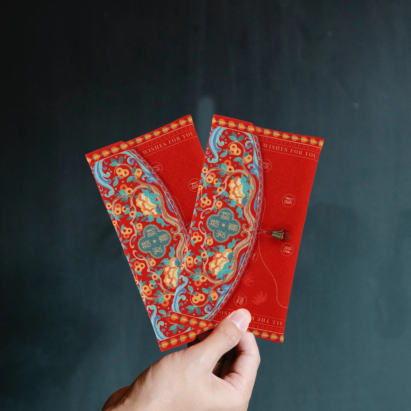 

Red Packet Decorative Envelope Chinese New Year Money Pocket Practical Envelopes Twill Satin Pockets