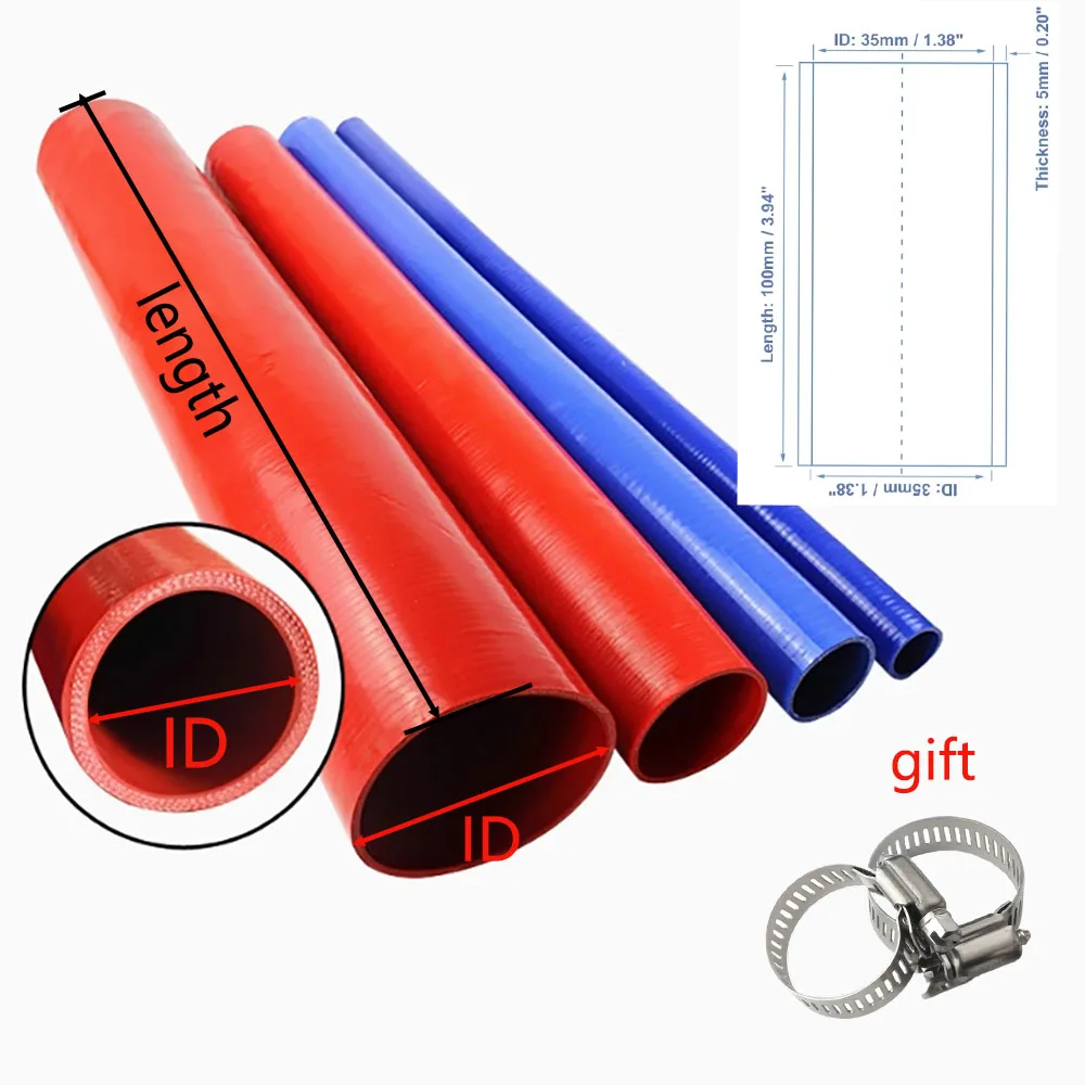 Silicone hose, high temperature resistant connecting tube, intercooler hose, cuttable rice tube, multi-layer laminated silicone