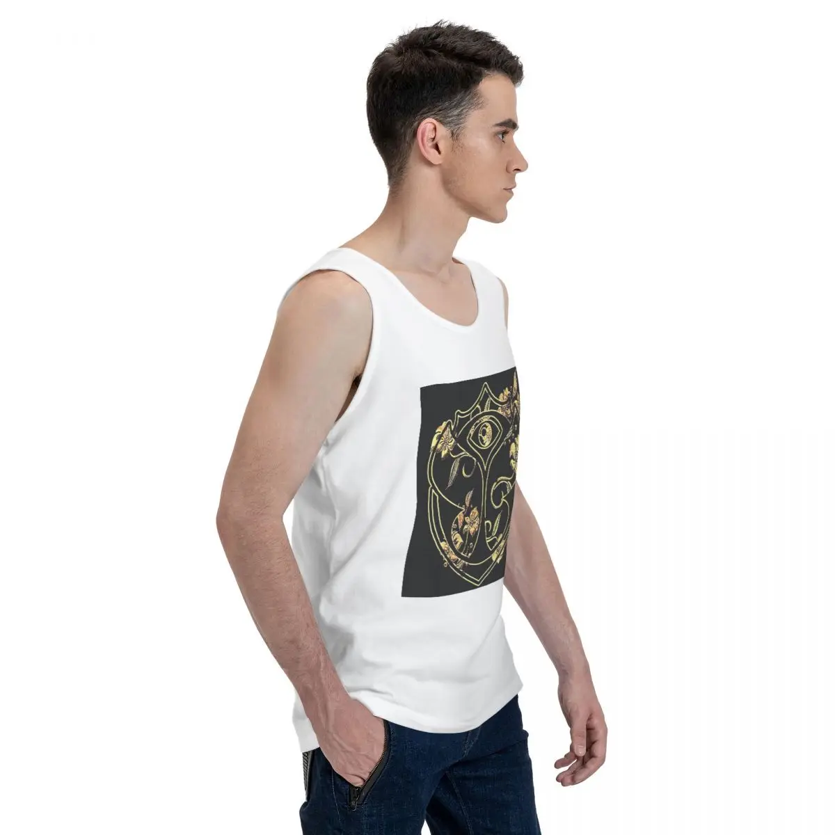 Tomorrowland Belgian Electronic Dance Music Festival 100% Cotton Men's Sweatshirt Vest Sleeveless Tees Men Tank Tops T-shirt