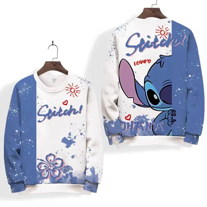 2025and autumn cartoon anime couple pullover stitch Ohana casual sweater spring and autumn children's clothing jacket