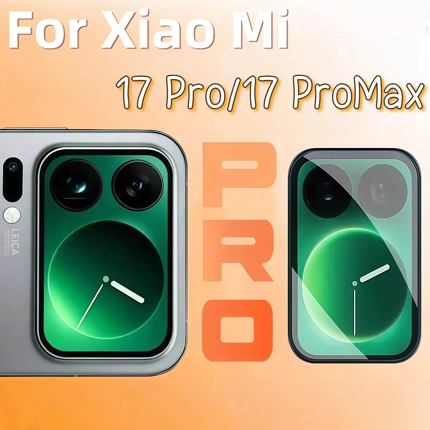 Für Xiao Mi 17 Pro Max/17 Pro: Bruchsichere Vollabdeckung aus gehärtetem Glas mit Schutz für Kameraobjektiv und Rückseite