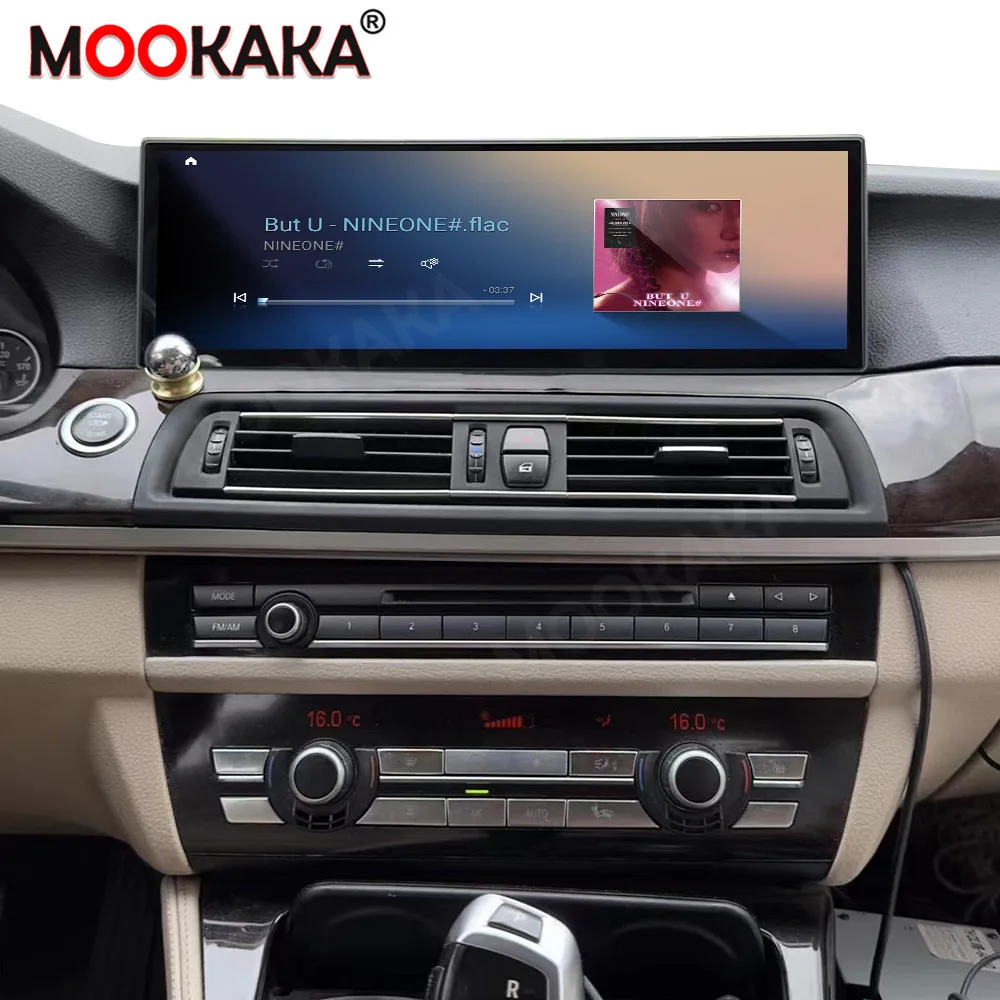 14.9 Inch Car Radio For BMW 5 Series F10 2011-2017 Complete Upgrade Android Multimedia Player GPS Navigation AC Panel LCD Meter