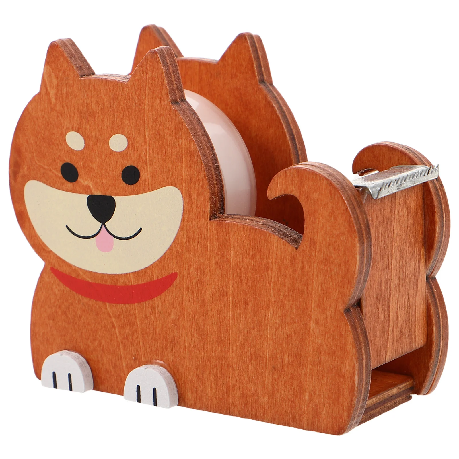 

1Set Dog Tape Dispenser Decorative Desktop Masking Tape Holder Washi Roll Cutter Organizer for Home Office Craft