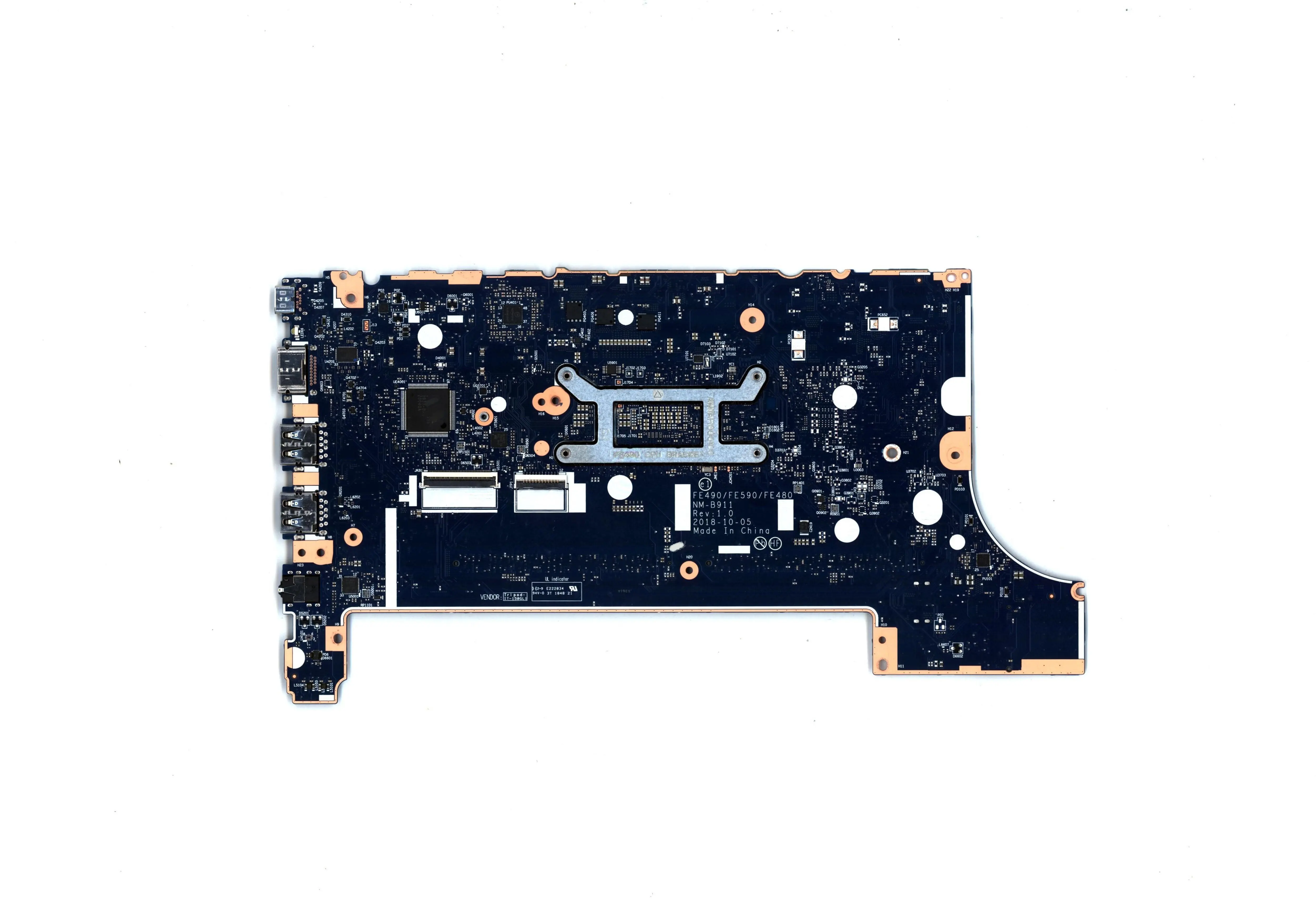 Nuevo FE490 FE590 FE480 E490 E590 placa base para ordenador portátil ThinkPad modelo SN NM-B911 PN 02DL805 CPU i3 i5 i7 UMA GPU AMD Radeon RX550x