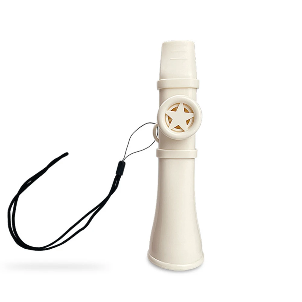 ポータブルカズーフルート 簡単に学べる楽器 ストラップ付き プラスチック製のドゥドゥマウスピースフルート すべての年齢層へのユニークなギフト