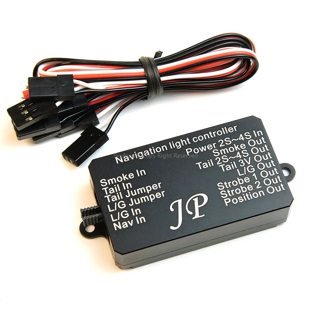 JP Hobby Navigation Light and Smoke Pump Controller System for RC Gasonline Fixwing Jet Airplane