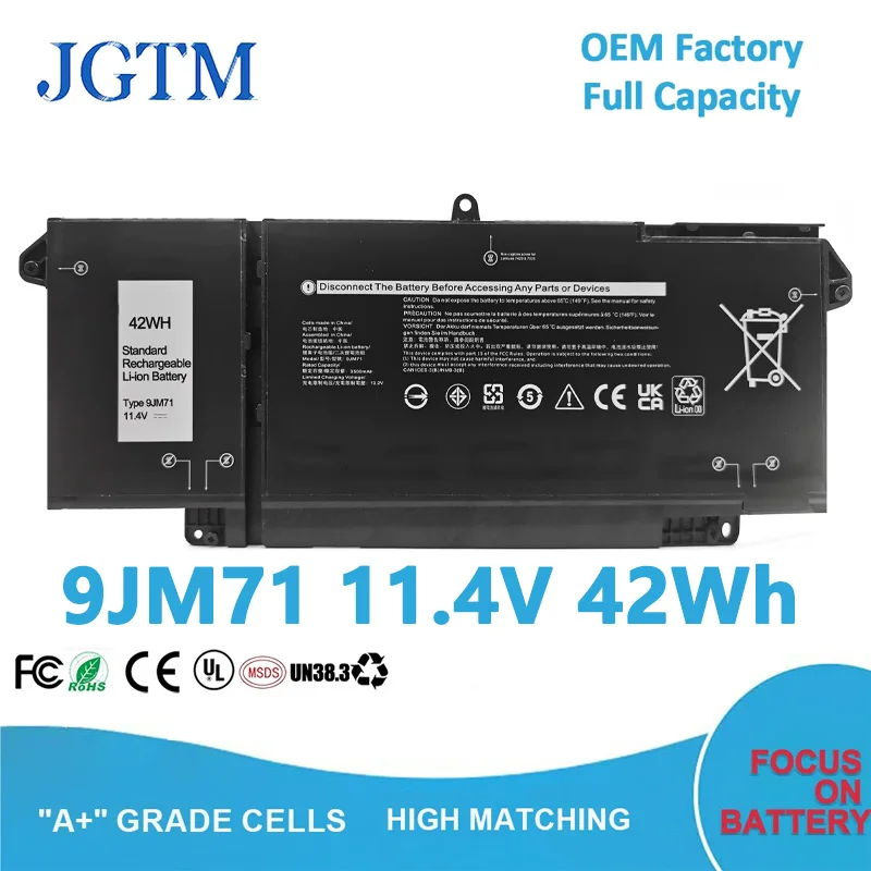

7FMXV 11,4 В 42 Втч аккумулятор для ноутбука Dell Latitude 5320 7320 7420 7520 0TN2GY TN2GY 9JM71 серии аккумулятор для ноутбука