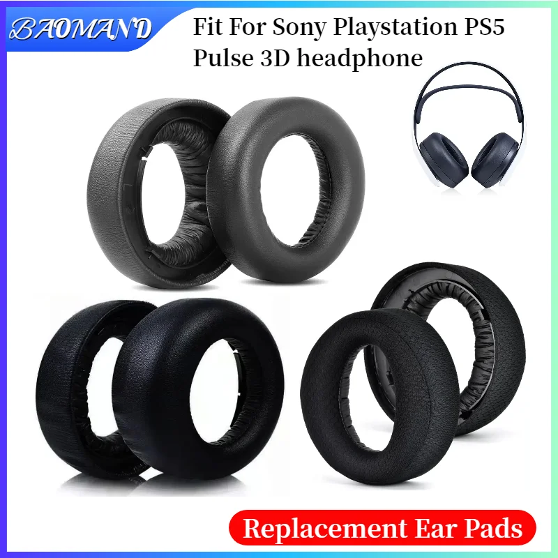 

Headphone Earpads for Sony Playstation PS5 Pulse 3D Headphones Replacement Ear Pads Cover Cushions Pillow Repair Parts