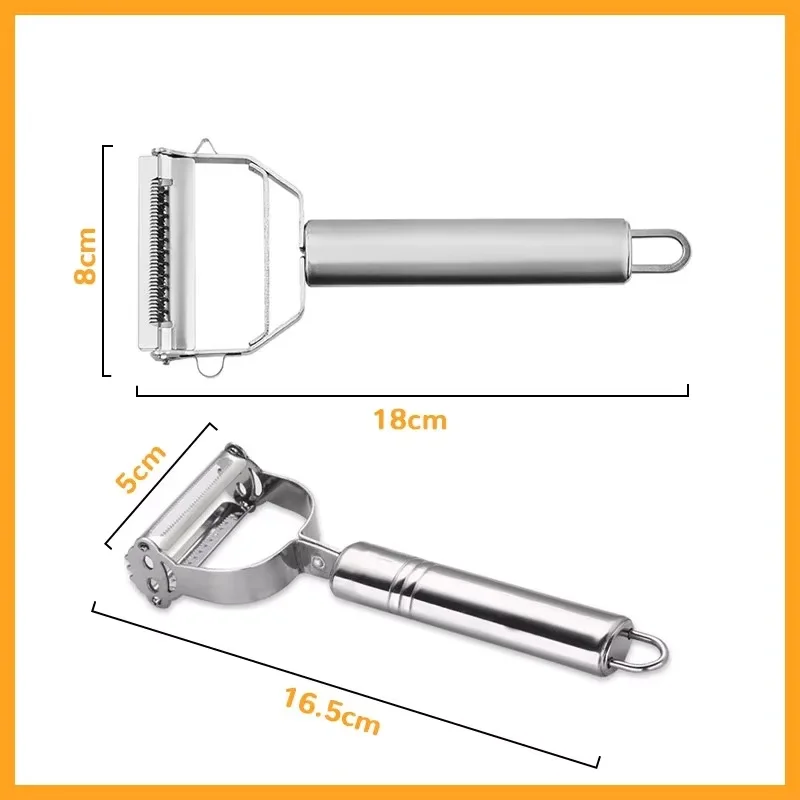 High Quality Stainless Steel Potato Cucumber Carrot Grater Julienne Peeler Vegetables Fruit Peeler Vegetable Slicer image 6
