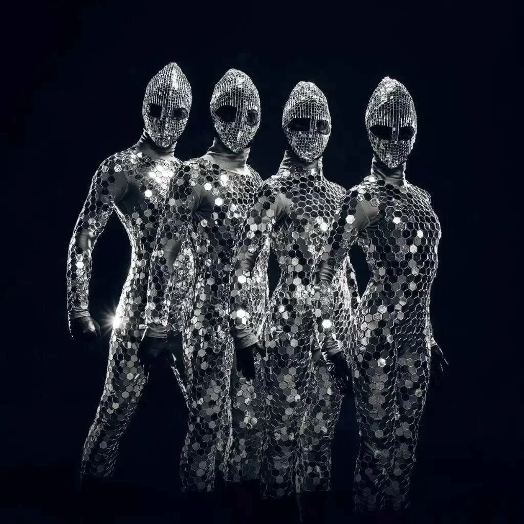 

concept Alien sense of laser dance lens costume costume Future technology warrior Shang Yan show costume