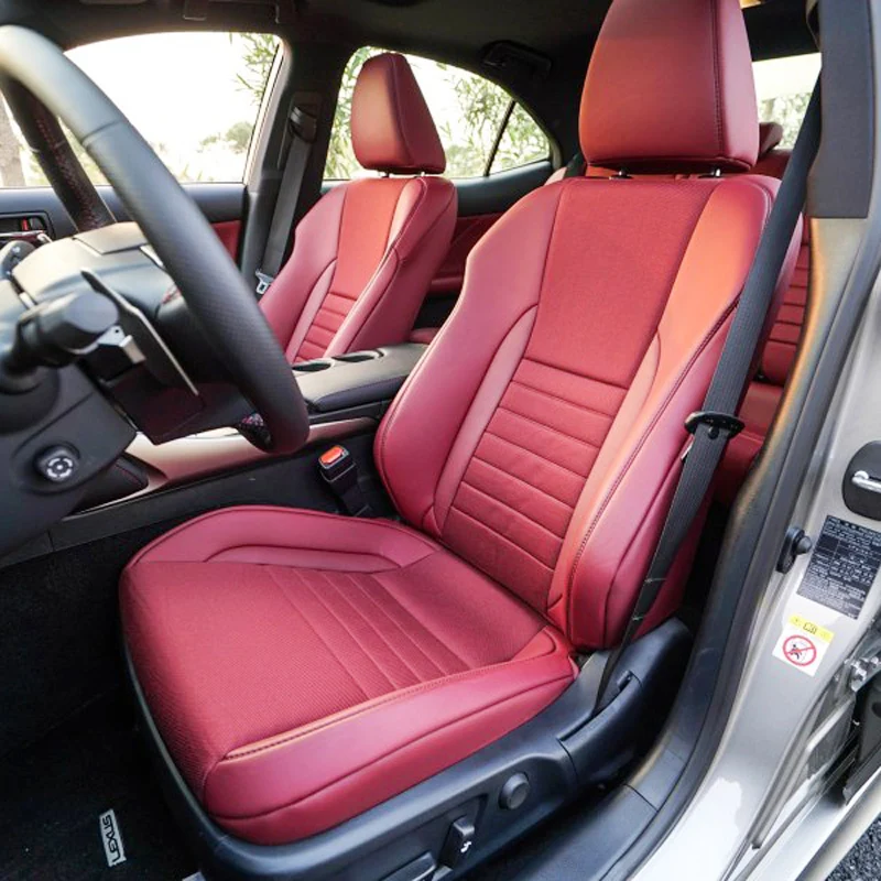 For Lexus IS300h IS250 IS300 IS350 IS200t IS350F SPORT Cowhide & PVC Leather Seat Covers for Cars Seat Cushions 2013-2021 12PCS
