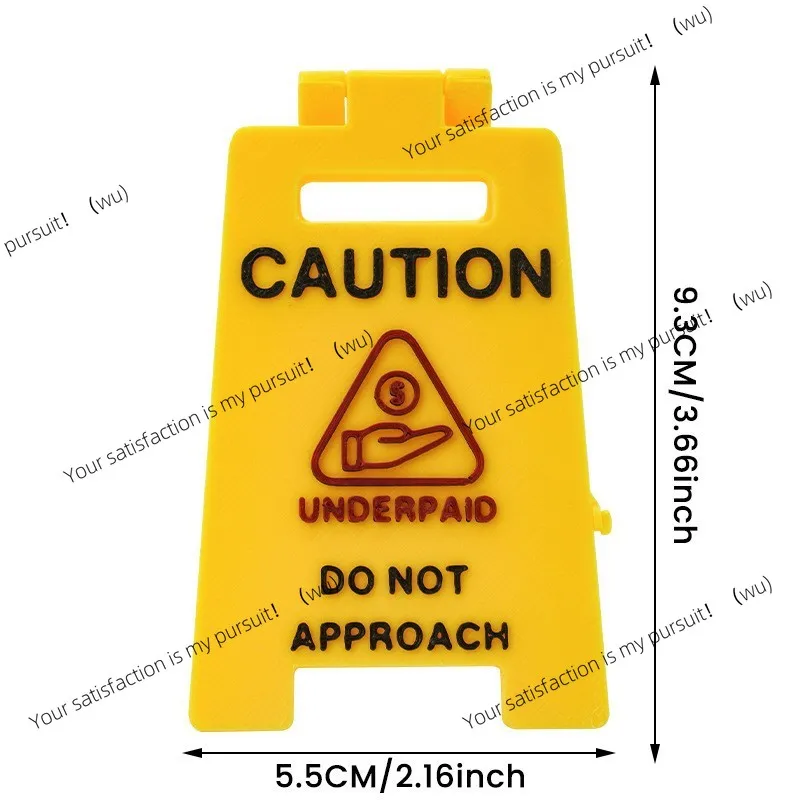 Fun creative warning signs, office reminders, warning signs, table decorations