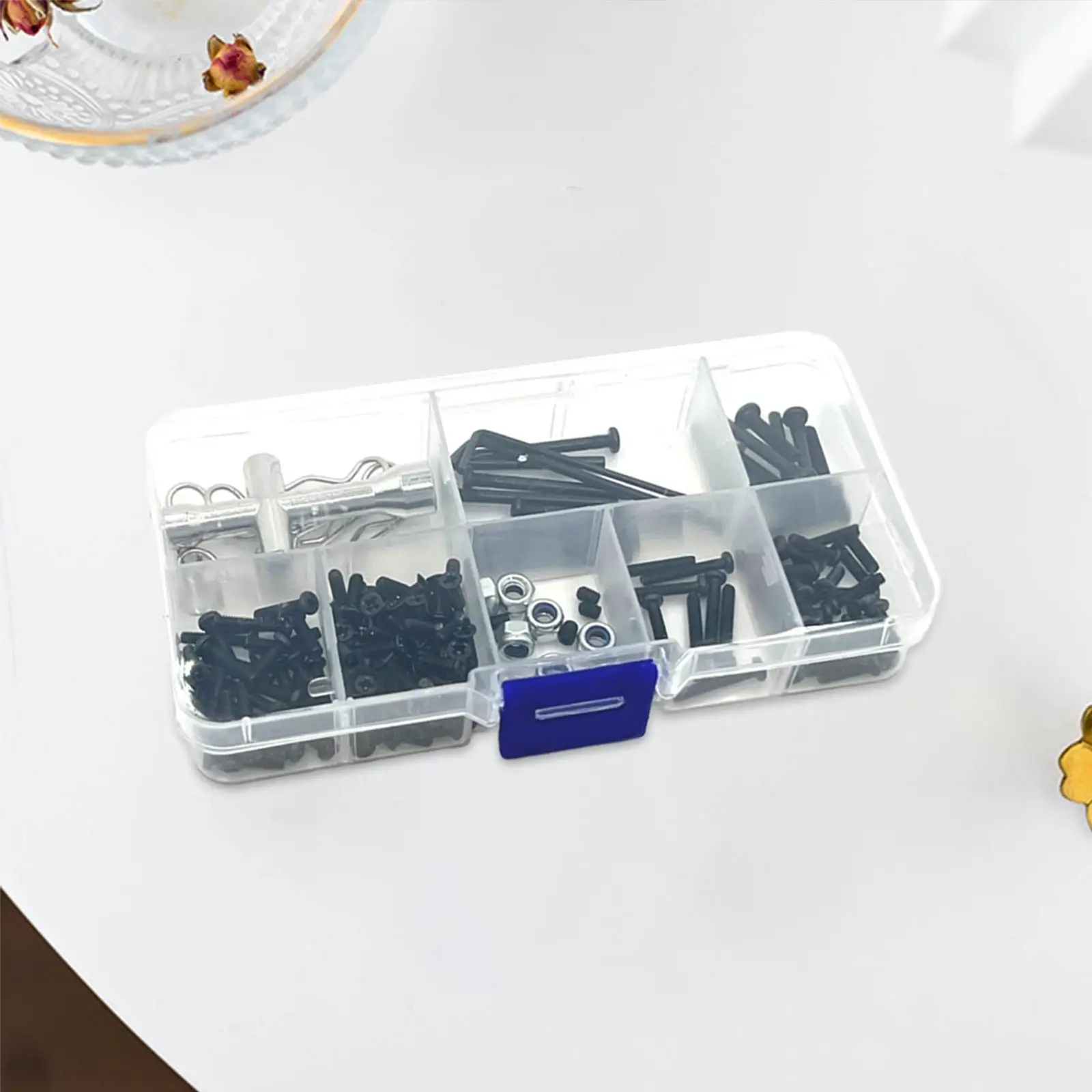 

183-компонентные наборы винтов для радиоуправляемых автомобилей в ассортименте с ящиком для инструментов для винтов в чехле для масштаба 1/14 14301 14302 14303 RC Car Truck DIY аксессуары