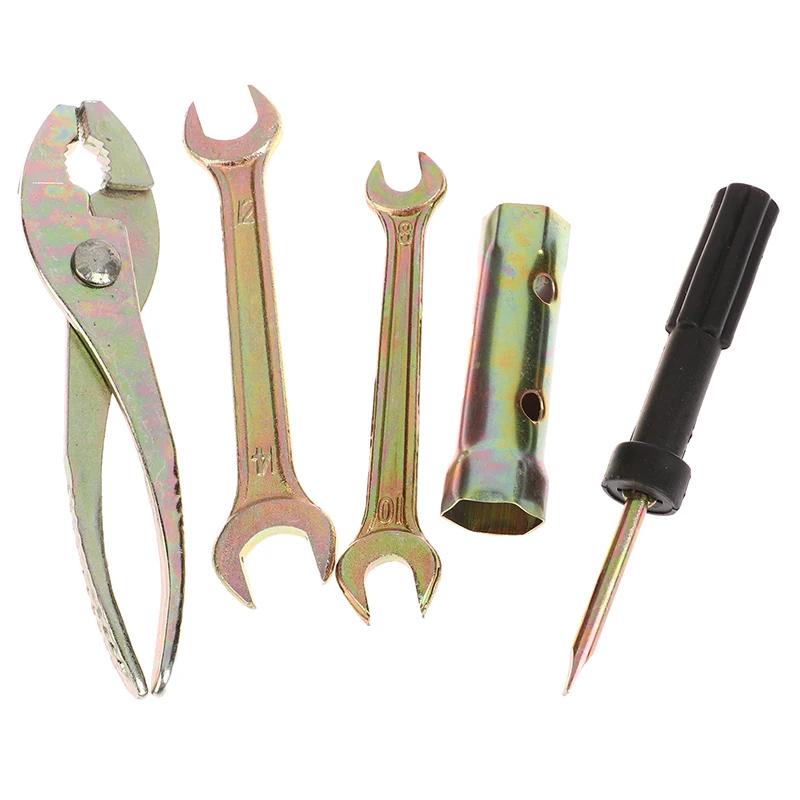 New 1Set Universal Motorcycle Repair Tool Motorbike Wrench Tools Plug Screwdriver Sleeve Pliers Wrenches Kit Accessories