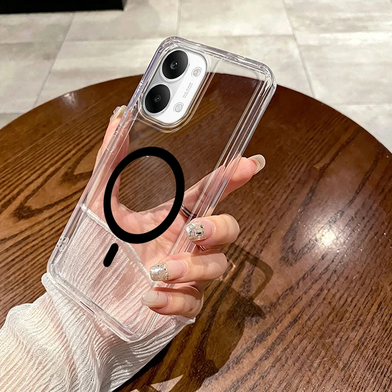 All-inclusive Magnetic Shock-proof Soft Phone Case for Xiaomi Mi Poco X8Pro X7 X6 X5 X4 X3 X8ProMax X7Pro X6Pro X5Pro X3GT Case view 4