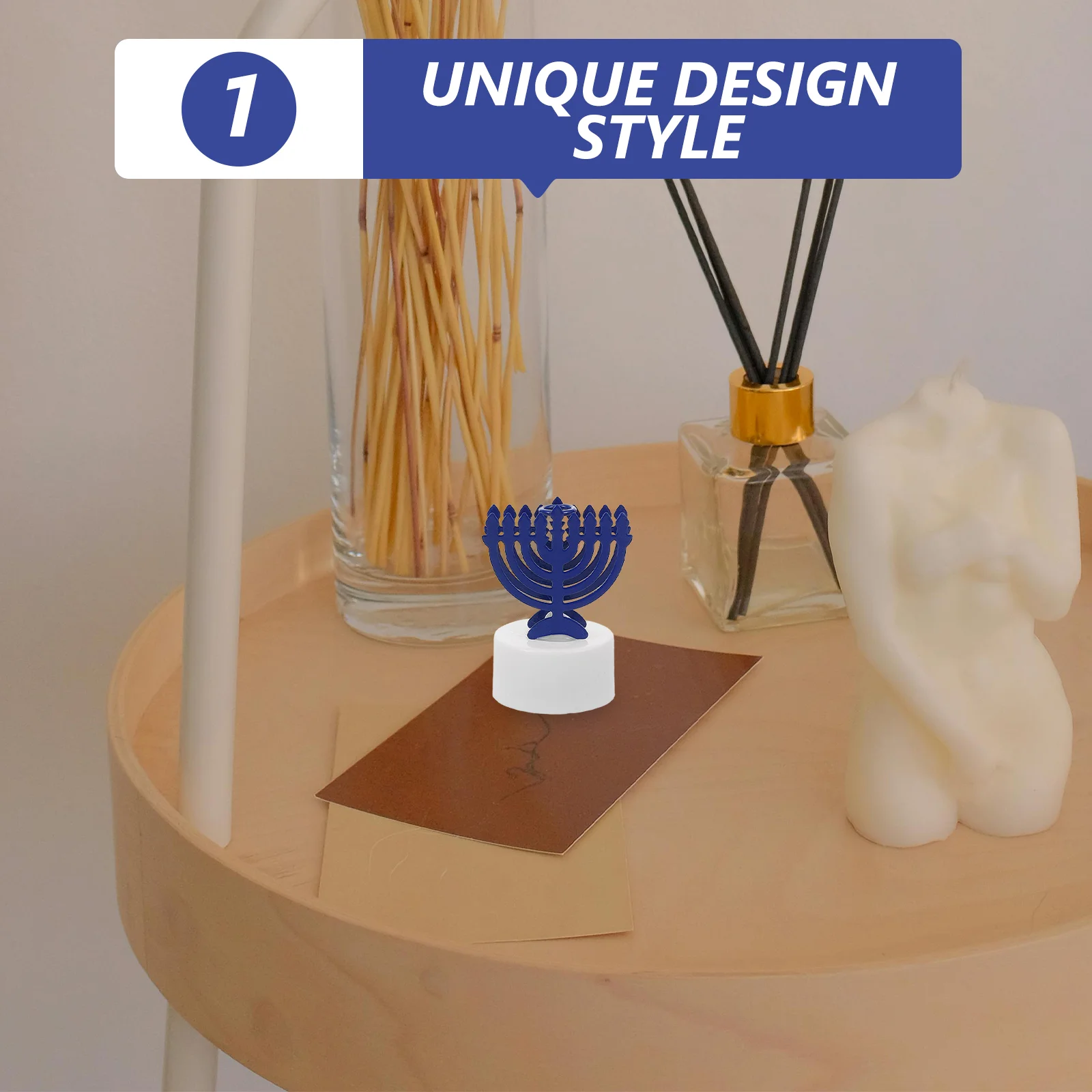 Luces cónicas LED decorativas, lámparas de oración, soporte religioso católico sin llama