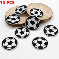 10 PCS/Lot Wholesale Football Embroidery Patch Iron On Patches For Clothing Thermoadhesive Patches On Clothes Sports Applique