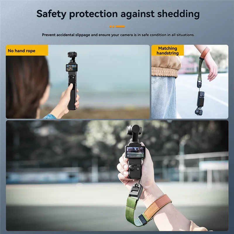 JABS-регулируемый ремешок на запястье для DJI Pocket3, регулируемый ремешок с защитой от потери для DJI Action5pro/4/3/Insta360 X4 3/Go3s/Ace/Gopro13/1