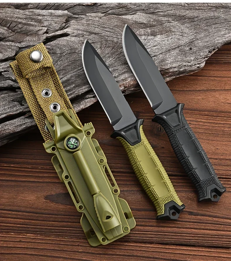 

GB1500 High Hardness Outdoor Tactical Self Defend Fixed Knife 12C27 Blade FRN Fiberglass Sleeve Handle Straight Knife EDC Tools