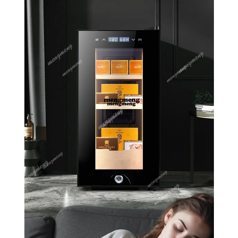 

Электронный шкаф для сигар с постоянной температурой и влажностью, мини-увлажнитель для сигар для домашнего использования