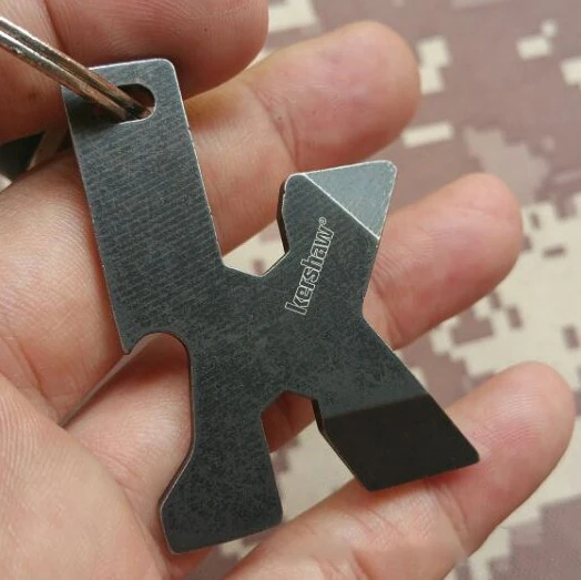 

K-shaped EDC Cards Multifunctional Invisible Card Practical Army Gadgets Survival Kit with Holster Outdoor Equipment