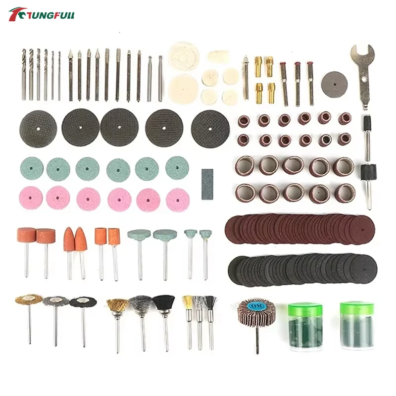 Rotary Tool Accessories 105PCS Set for Dremel Mini Drill Bit Kit Sanding Polishing Cutting Engraving Grinding Wood Metal