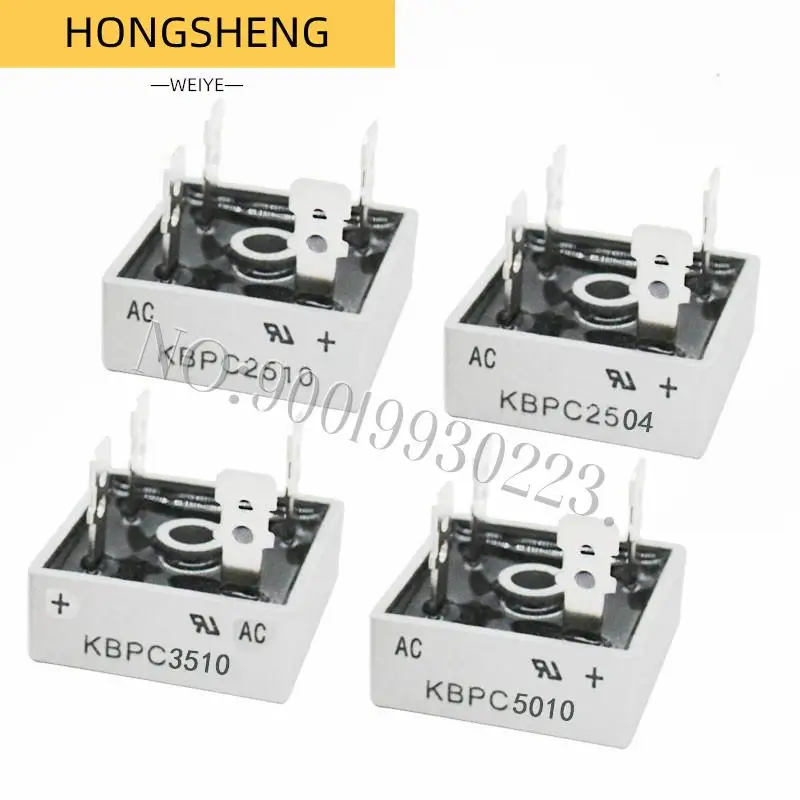 KBPC1510 KBPC2510 KBPC3510 KBPC5010 15A 25A 35A 50A 1000V Diode Bridge Rectifier kbpc5010