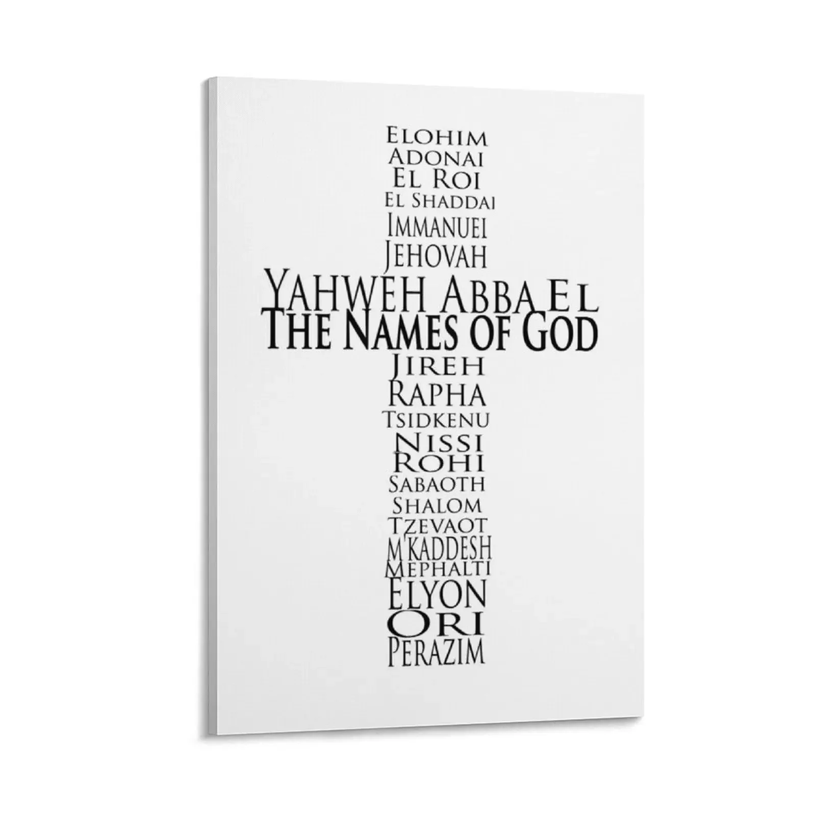 

Names of God Canvas Painting Posters on the wall interior paintings