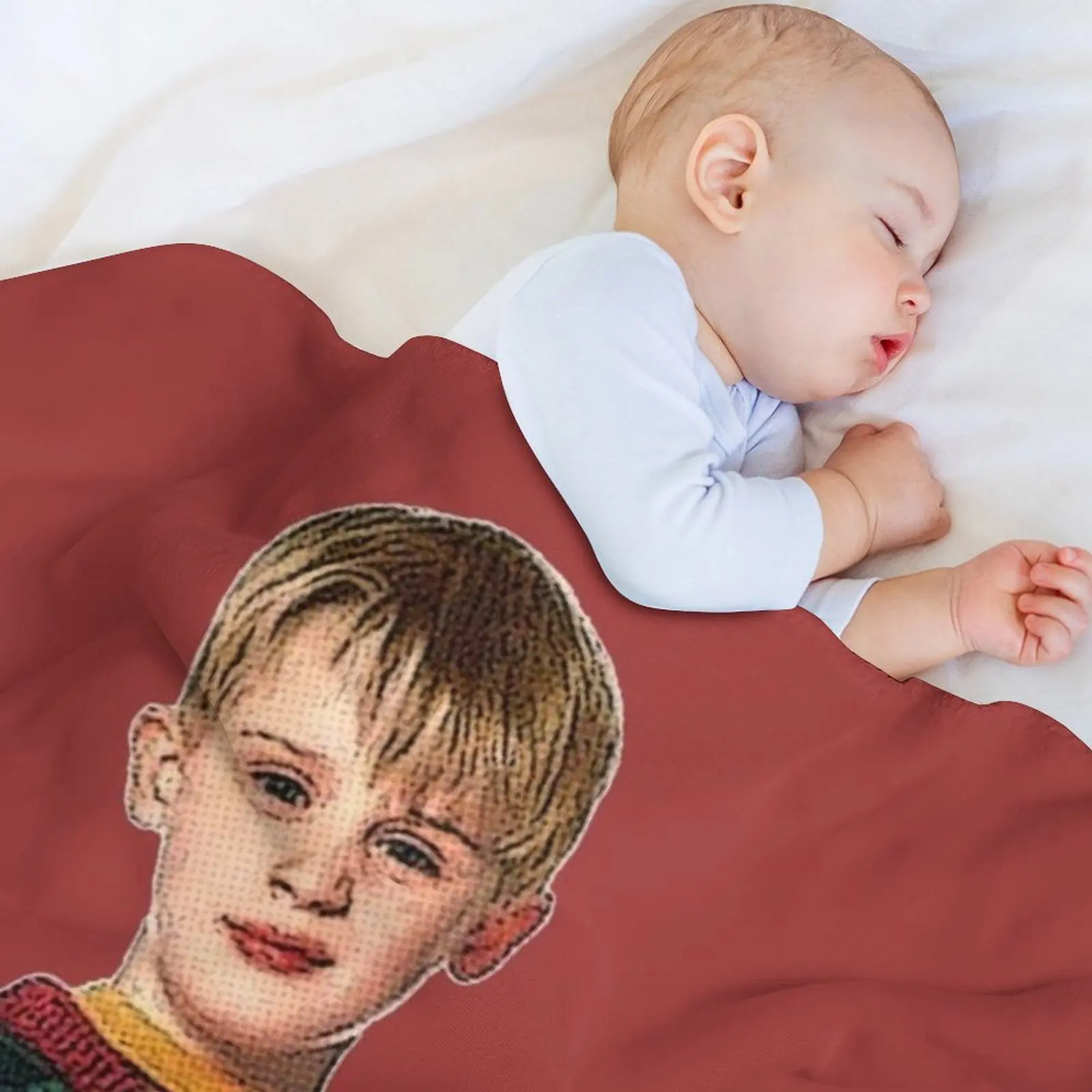 كيفن مكاليستر المنزل وحده عيد الميلاد فيلم رمي بطانية فاخرة التخييم البطانيات لبطانيات السرير لبطانيات الأرائك #3