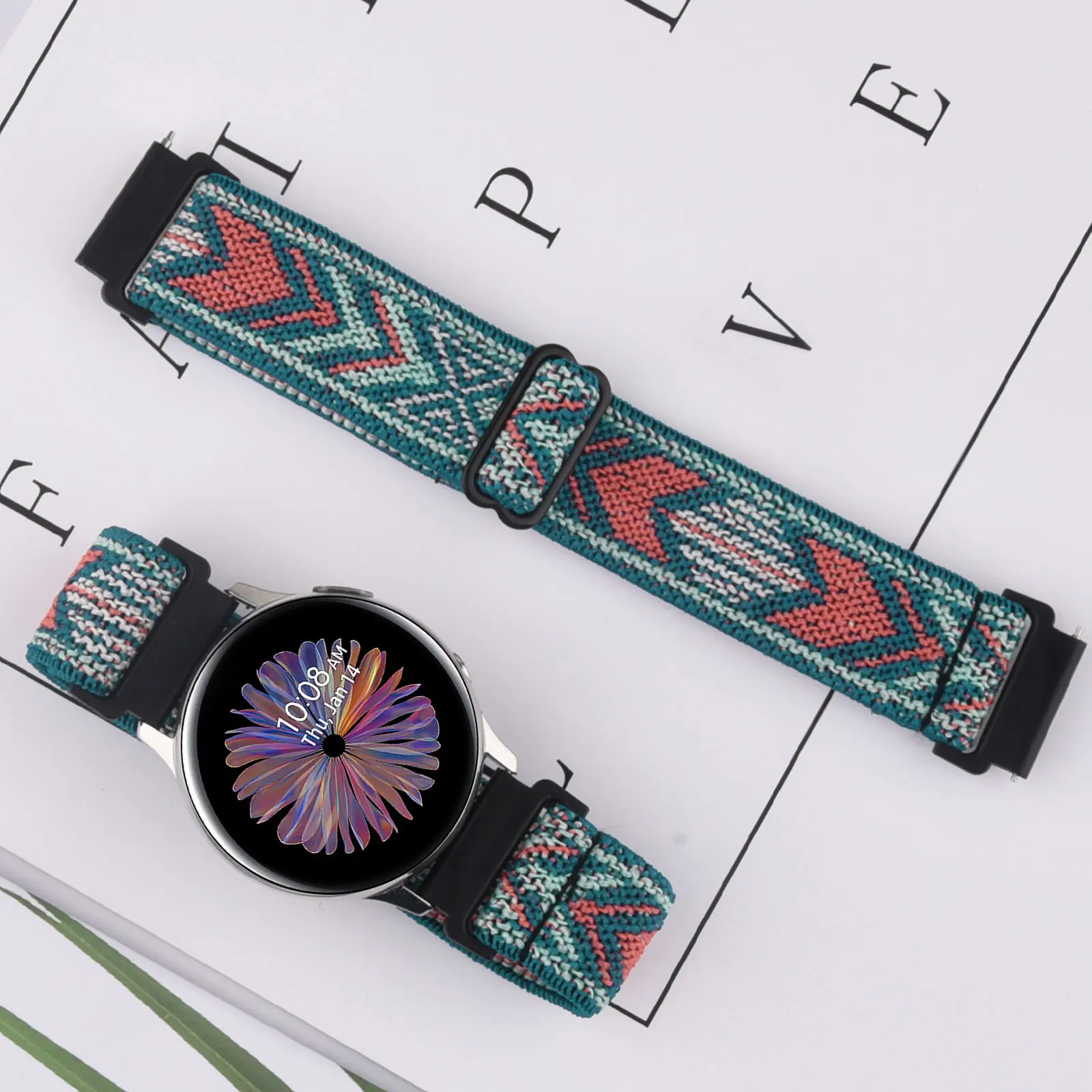 Nylon Strap For Garmin Venu /Vivoactive 3 Music/Vivomove HR Strap Bracelet Watchband For Garmin Forerunner 55 245 645 Music Band