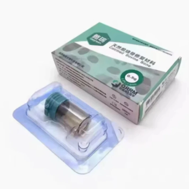 1 doos Tandheelkundige Materiaal Poeder Periosteum Implantaat Reparatie Membraan Orale Absorbeerbare Bio-membraan Gecalcineerd Bot Orale Planten Materiaal