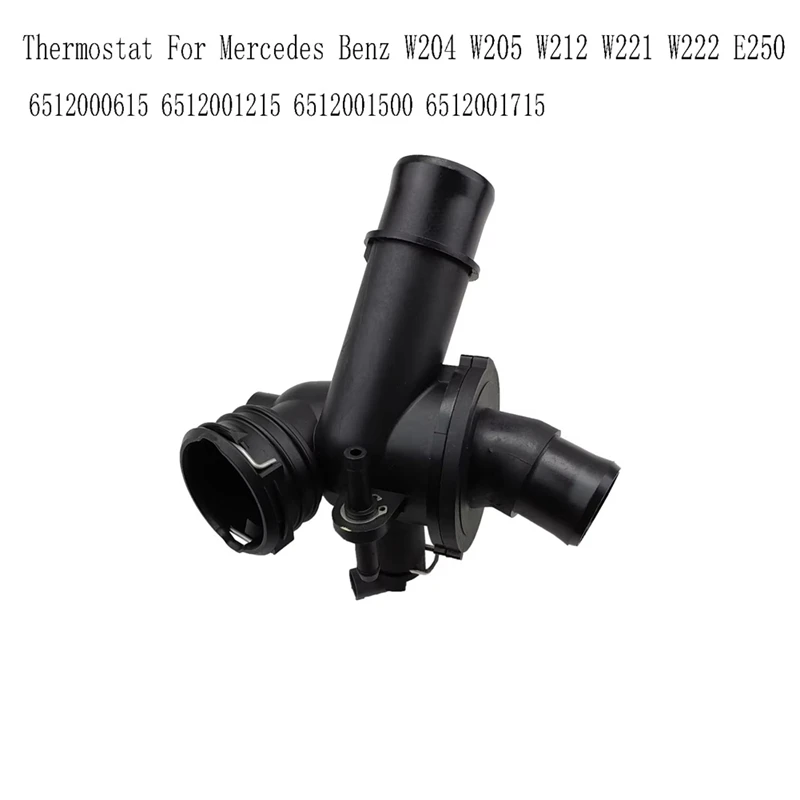 Engine Cooling Thermostat For Mercedes Benz W204 W205 W212 W221 W222 E250 6512000615 6512001215 6512001500 6512001715