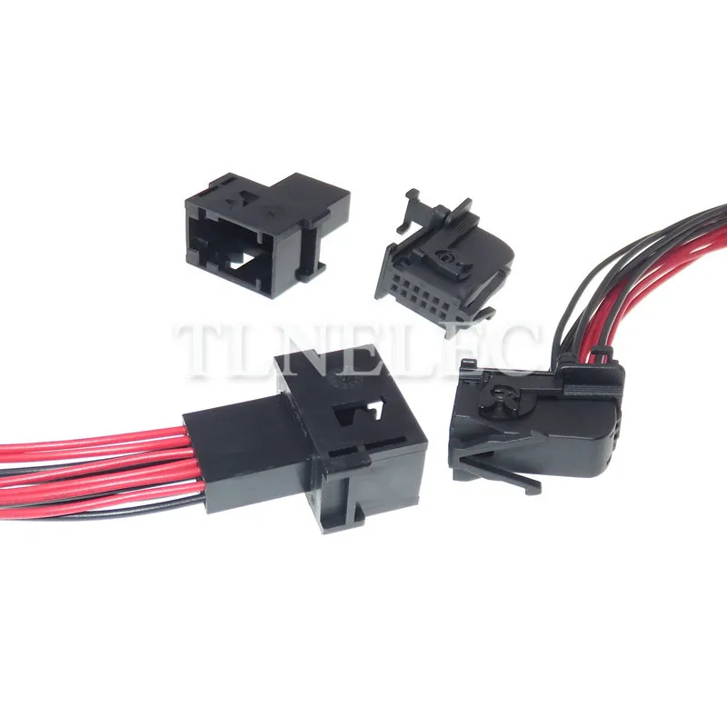 Soket 12 Pin Jantan Betina Tanpa Segel Dengan Kabel Seri 0.6 Untuk Amplifier Daya Otomatis, Steker Kabel Listrik Untuk VW Porsche 1379096-3