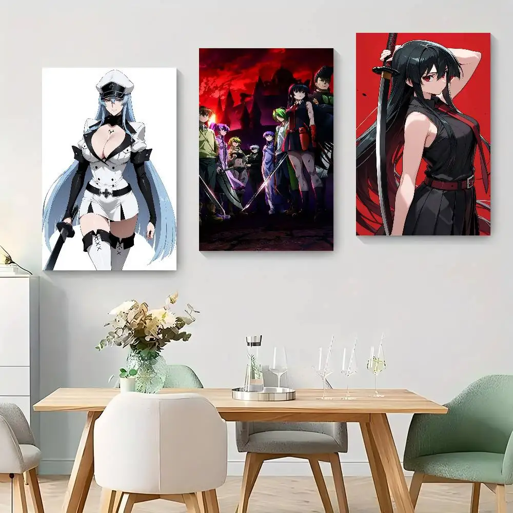Anime Akame Ga Kill! Classic Vintage Posters HD Quality Wall Art Retro Posters For Home Room Wall Decor