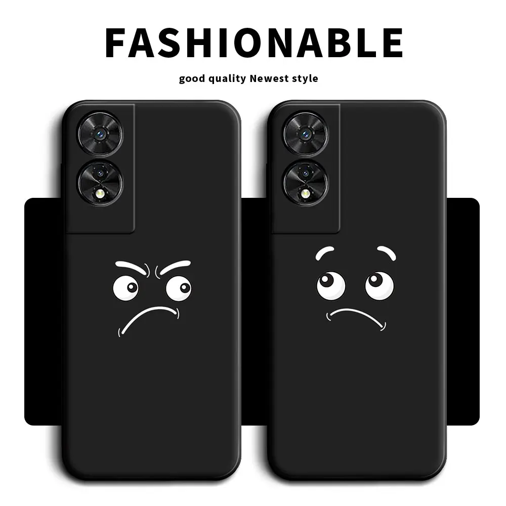 For TCL 505 T509K T5094 4G Case Soft Silicone TPU Panda Flower Couple Style Phone Case For TCL 505 6.75 inch 2024 Back Cover