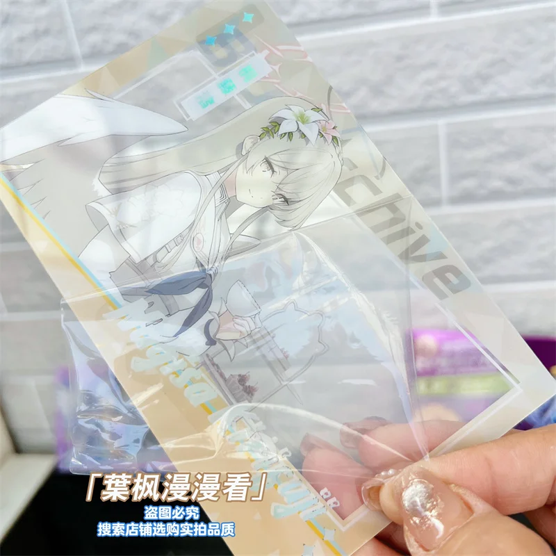 Tarjeta transparente de Pvc de archivo azul Bai Zhou Zi Hu Ban Tian Tong Alice herramienta mágica de fotografía de viaje para regalos de colección de fans