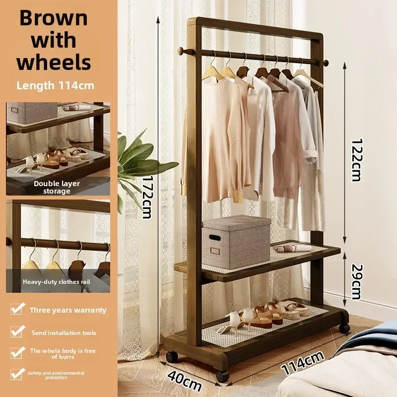 New model Hanging clothes rack, floor standing clothes rack, clothes rack, movable storage