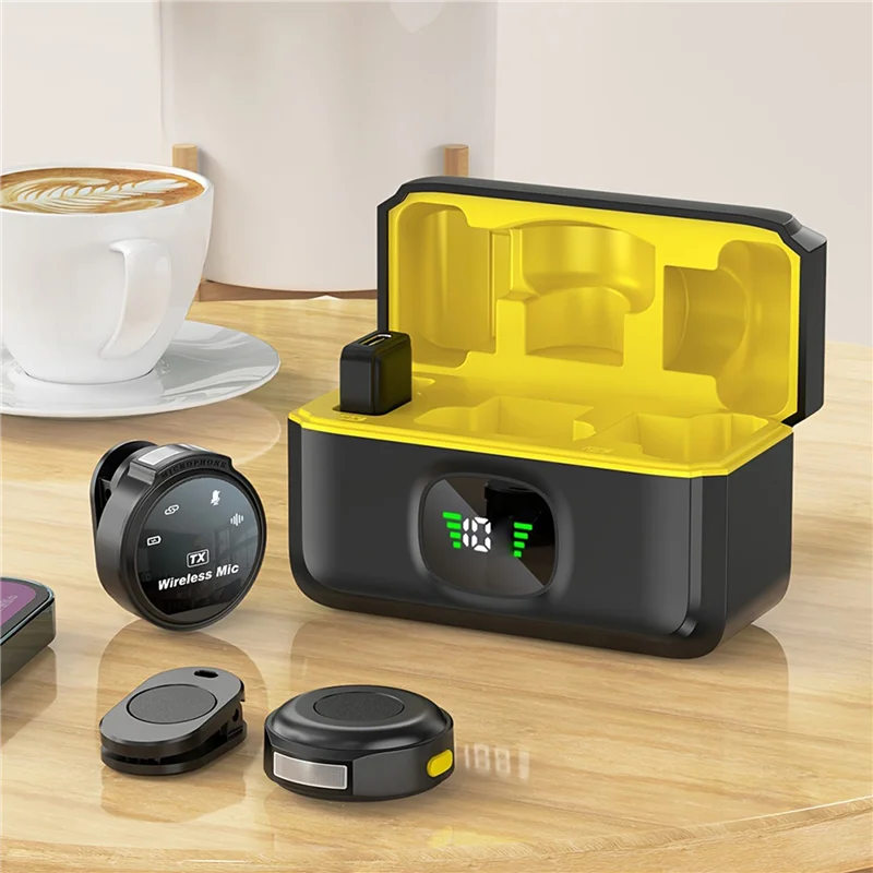 3x j6 microfone de lapela sem fio plug & play microfone de lapela para gravação de vídeo vlog streaming ao vivo e entrevistas ios