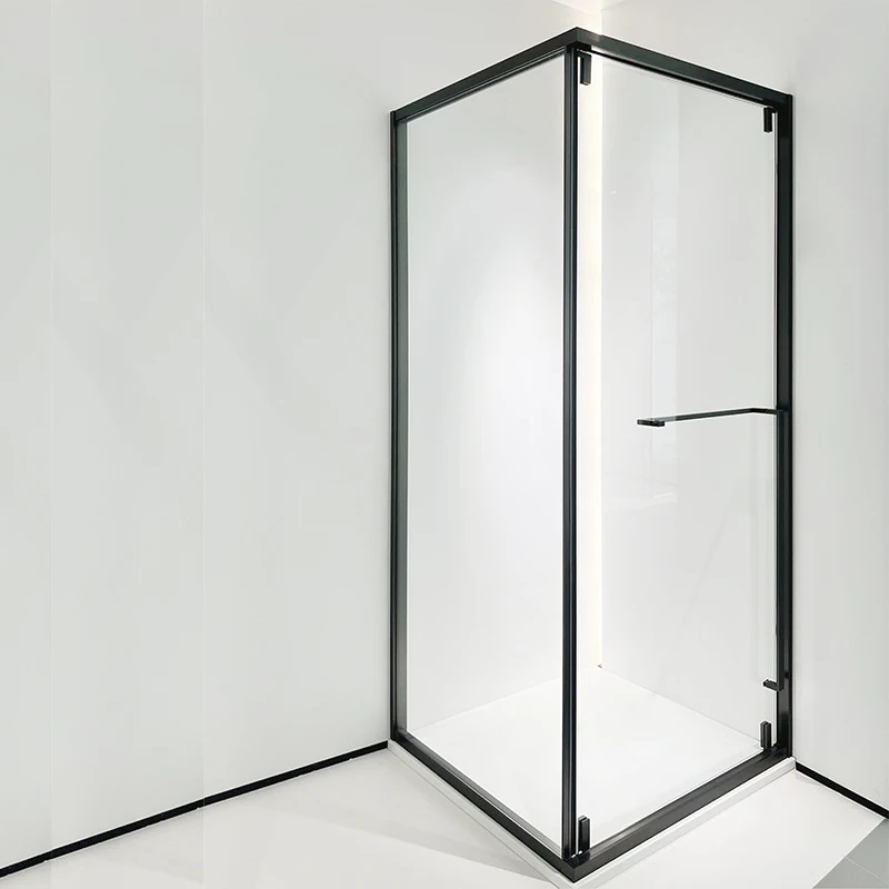 Modern Eco-Friendly Multi-Function Stainless Steel 304 Square Rectangle Sliding Door Shower Enclosure Tempered Glass Hotel