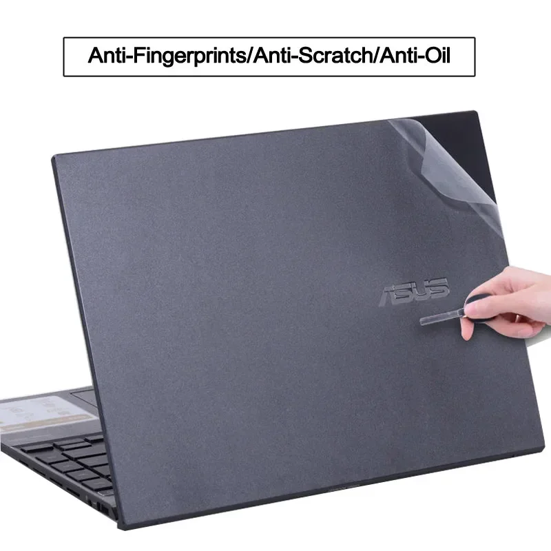 Anti Fingeprints Pre-Cut Vinyl Laptop Decal Sticker Film Cover for ASUS Zenbook 14 OLED 2023 2022 UX3404 UX3405 UX3402 UM3402