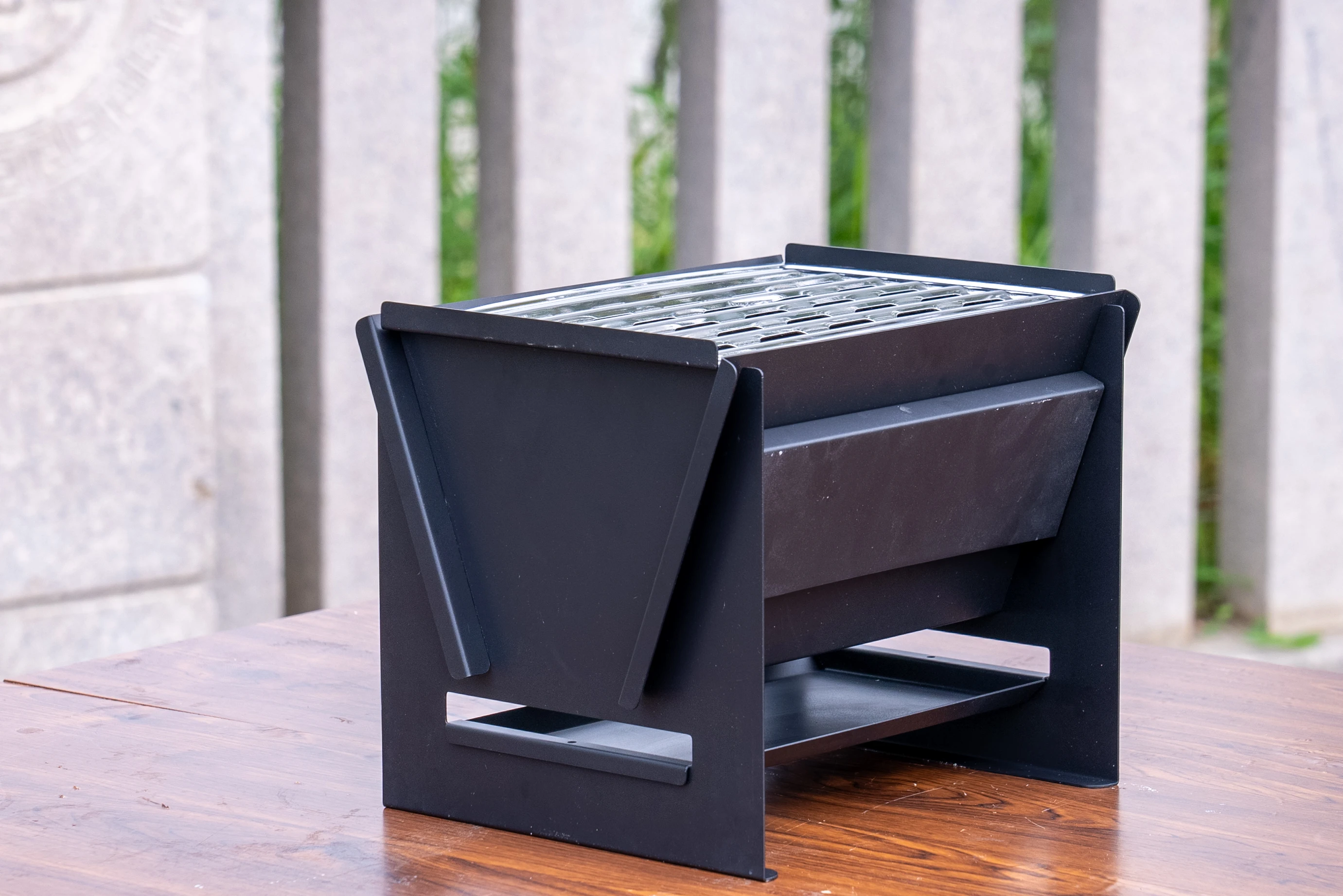 

Мини-гриль для барбекю на открытом воздухе, складной и портативный, из пищевого материала, легко чистится, мини.