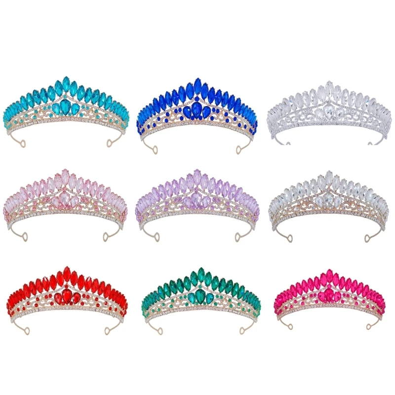 

Shimmering Rhinestones Elegant Headpiece for Parties Wedding Hairpiece