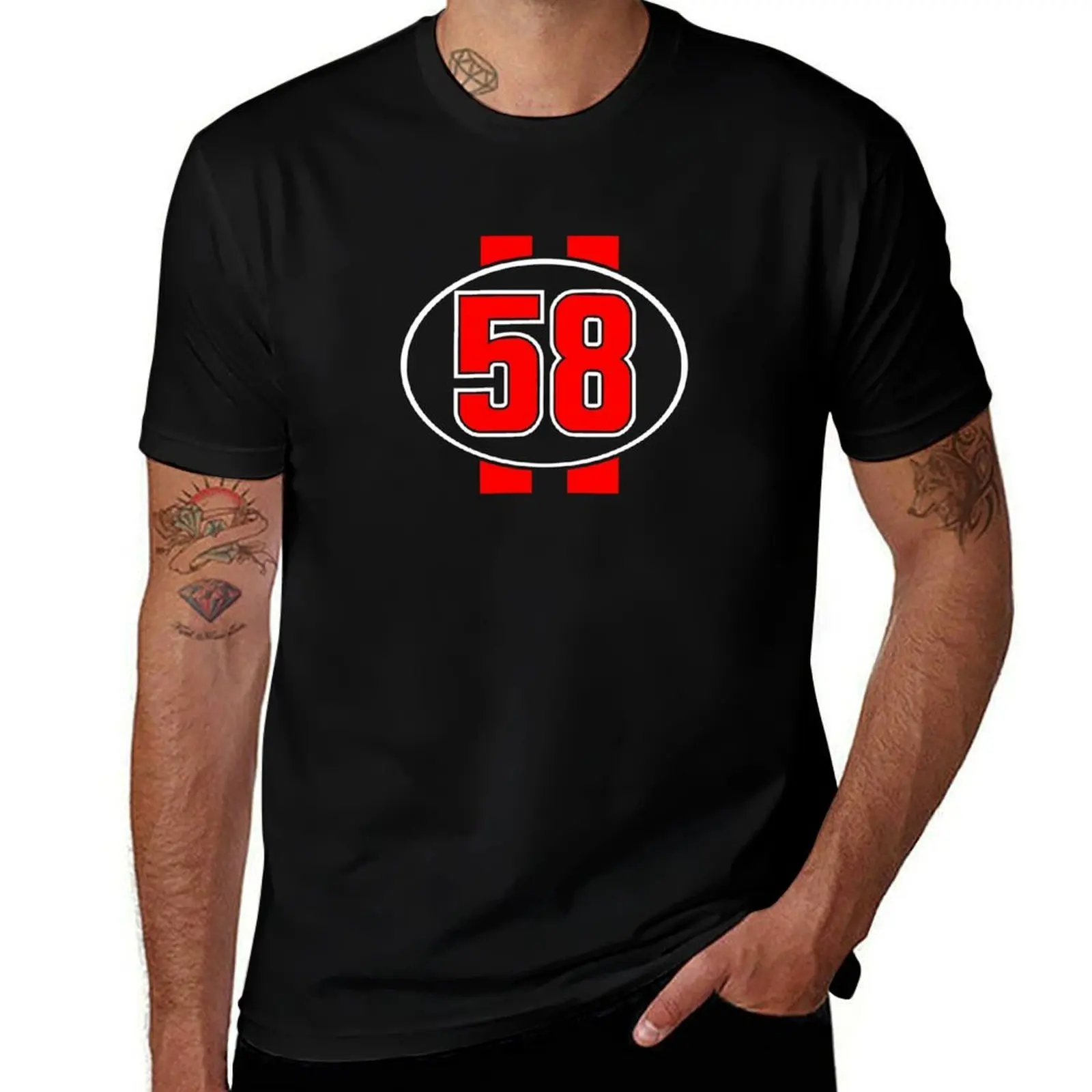 Marco Simoncelli Number T-Shirt Holiday Outdoor T-Shirt