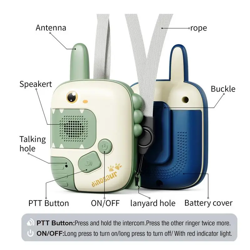 Kinder Walkie Talkie Long Range Outdoor Handheld Interphone Spielzeug 2-Wege Radio Spielzeug für Camping Outdoor Abenteuer Spiel Geburtstagsgeschenke