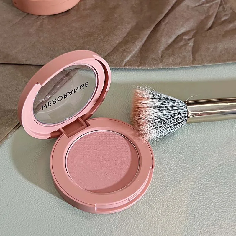 HERORANGE Cremiger Blush, weich-matt, natürliche Farbe, langanhaltend, tägliches Wangen-Make-up für Frauen – Detail 7