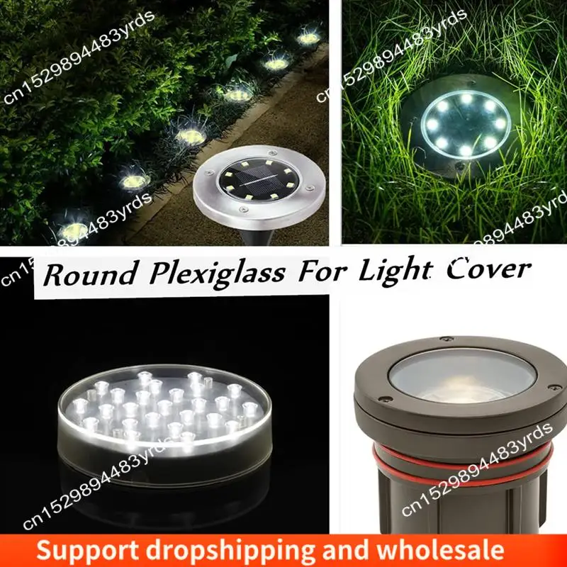AA86 Clear Round Acrylic Sheets 8 Inch Diameter 1/8Inch Thick Plexiglass Circles For Signs, Printing, Cake Discs, DIY Crafts Dur
