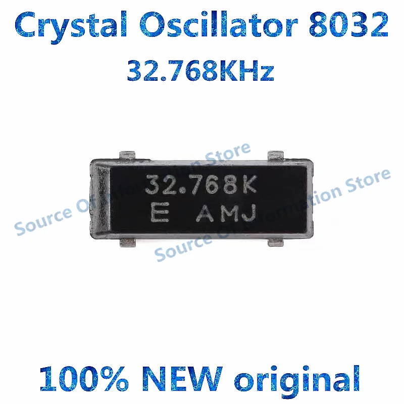 

100PCS 8032 SMD/4Pin Crystal Oscillator 32.768KHz ±20ppm 12.5Pf Passive Crystal Oscillator